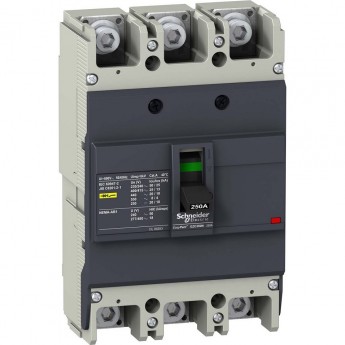 Автоматический выключатель 3П3Т SCHNEIDER ELECTRIC EASYPACT EZC250N 25KA/400В 250 A