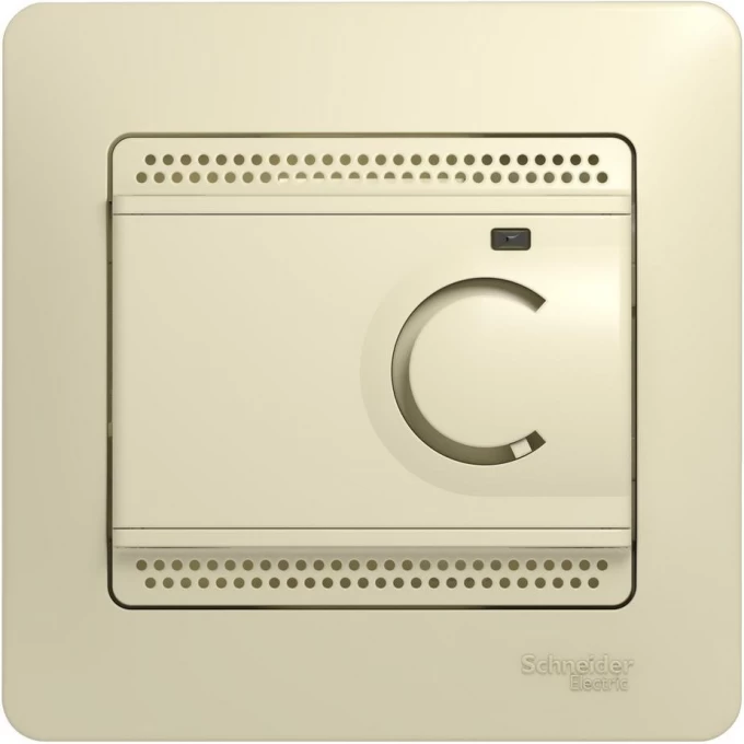 Термостат электрический SCHNEIDER ELECTRIC GLOSSA теплого пола с датчиком,от+5до+50°C,10A,в сборе, БЕЖЕВЫЙ GSL000238 Термостат электрический SCHNEIDER ELECTRIC GLOSSA теплого пола с датчиком,от+5до+50°C,10A,в сборе, БЕЖЕВЫЙ GSL000238