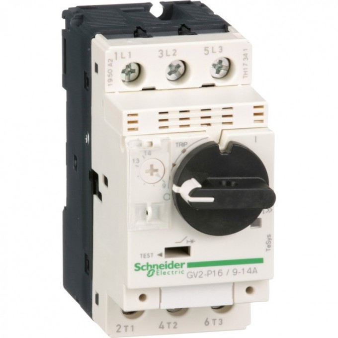 Автоматический выключатель SCHNEIDER ELECTRIC TESYS с комбинированным расцепителем 9-14А GV2P16 Автоматический выключатель SCHNEIDER ELECTRIC TESYS с комбинированным расцепителем 9-14А GV2P16