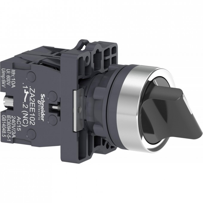Переключатель в сборе SCHNEIDER ELECTRIC HARMONY EASY XA2, короткая ручка, 2 позиции с фиксацией, НО+НЗ XA2ED25 Переключатель в сборе SCHNEIDER ELECTRIC HARMONY EASY XA2, короткая ручка, 2 позиции с фиксацией, НО+НЗ XA2ED25