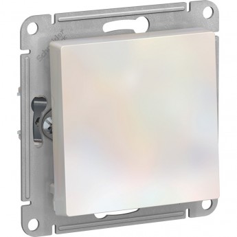 1-клавишный выключатель SCHNEIDER ELECTRIC ATLASDESIGN механизм, жемчуг