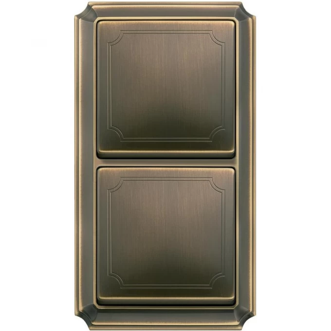 2-постовая рамка SCHNEIDER ELECTRIC MERTEN ANTIQUE, АНТИЧНАЯ ЛАТУНЬ, SD MTN483243 2-постовая рамка SCHNEIDER ELECTRIC MERTEN ANTIQUE, АНТИЧНАЯ ЛАТУНЬ, SD MTN483243