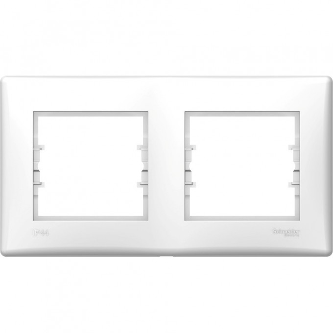 2-постовая рамка SCHNEIDER ELECTRIC SEDNA, горизонтальная IP44, БЕЛАЯ SDN5810621 2-постовая рамка SCHNEIDER ELECTRIC SEDNA, горизонтальная IP44, БЕЛАЯ SDN5810621