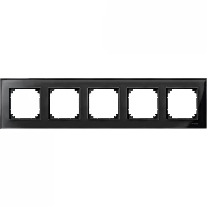 5-постовая рамка SCHNEIDER ELECTRIC MERTEN M-ELEGANCE стеклянная, ЧЕРНЫЙ ОНИКС, SM MTN404503 5-постовая рамка SCHNEIDER ELECTRIC MERTEN M-ELEGANCE стеклянная, ЧЕРНЫЙ ОНИКС, SM MTN404503
