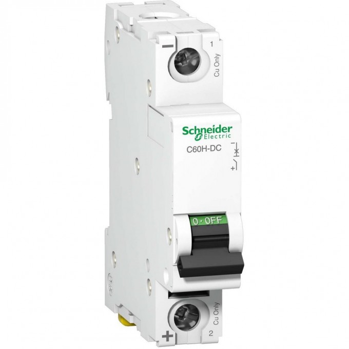 Автоматический выключатель SCHNEIDER ELECTRIC ACTI 9 C60H-DC 1П 25А C 250В DC A9N61513 Автоматический выключатель SCHNEIDER ELECTRIC ACTI 9 C60H-DC 1П 25А C 250В DC A9N61513