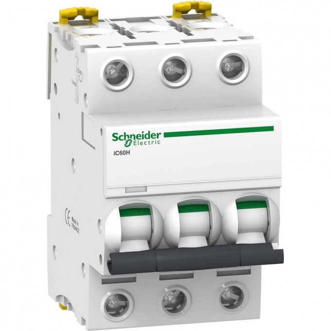 Автоматический выключатель SCHNEIDER ELECTRIC ACTI 9 iC60H 3П 40A B A9F88340 Автоматический выключатель SCHNEIDER ELECTRIC ACTI 9 iC60H 3П 40A B A9F88340