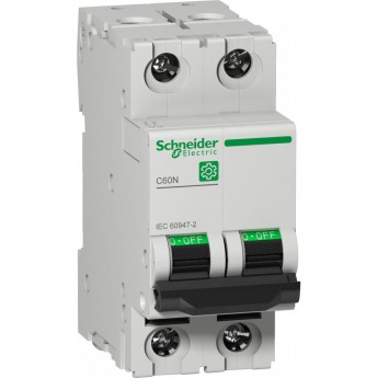 Автоматический выключатель SCHNEIDER ELECTRIC MULTI 9 C60N 2П 13A C