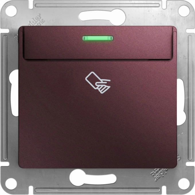 Карточный выключатель SCHNEIDER ELECTRIC GLOSSA, механизм, БАКЛАЖАНОВЫЙ GSL001169 Карточный выключатель SCHNEIDER ELECTRIC GLOSSA, механизм, БАКЛАЖАНОВЫЙ GSL001169