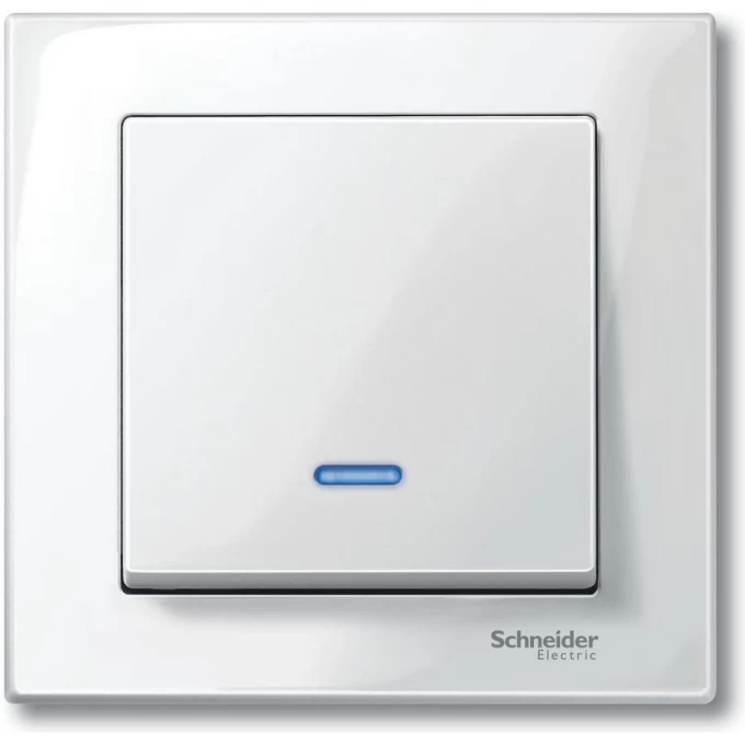 Клавиша одинарная SCHNEIDER ELECTRIC MERTEN с окошком для световой индикации, ПОЛ.БЕЛЫЙ, SM MTN436019 Клавиша одинарная SCHNEIDER ELECTRIC MERTEN с окошком для световой индикации, ПОЛ.БЕЛЫЙ, SM MTN436019