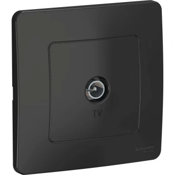 Коннектор ТВ SCHNEIDER ELECTRIC BLANCA, АНТРАЦИТ