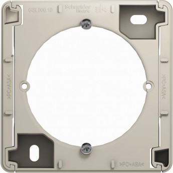 Коробка для наружного монтажа GLOSSA, МОЛОЧНЫЙ