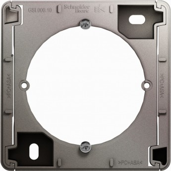 Коробка для наружного монтажа GLOSSA, ПЛАТИНА