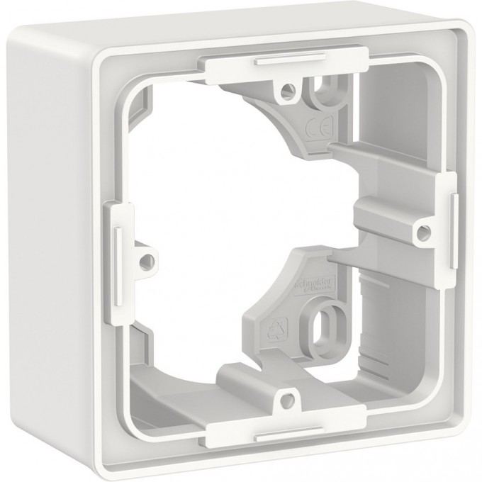 Коробка для открытой установки SCHNEIDER ELECTRIC UNICA NEW, 1-постовая, белый NU800218 Коробка для открытой установки SCHNEIDER ELECTRIC UNICA NEW, 1-постовая, белый NU800218