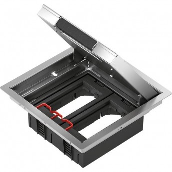 Лючок SCHNEIDER ELECTRIC OPTILINE 45 нержавеющая сталь 199Х199 на 4 Х 45