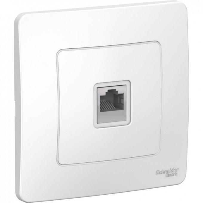 Розетка компьютерная SCHNEIDER ELECTRIC BLANCA с/у, RJ45, кат.5E, БЕЛЫЙ BLNIS045001 Розетка компьютерная SCHNEIDER ELECTRIC BLANCA с/у, RJ45, кат.5E, БЕЛЫЙ BLNIS045001