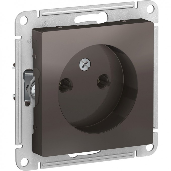 Розетка SCHNEIDER ELECTRIC ATLASDESIGN без заземления, без шторок, механизм, мокко ATN000641 Розетка SCHNEIDER ELECTRIC ATLASDESIGN без заземления, без шторок, механизм, мокко ATN000641