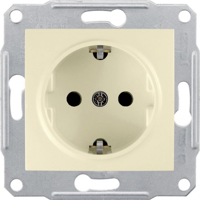 Розетка SCHNEIDER ELECTRIC SEDNA с зазем. конт., без защит. шторок, 16А, 250В, бежевый SDN3000547 Розетка SCHNEIDER ELECTRIC SEDNA с зазем. конт., без защит. шторок, 16А, 250В, бежевый SDN3000547