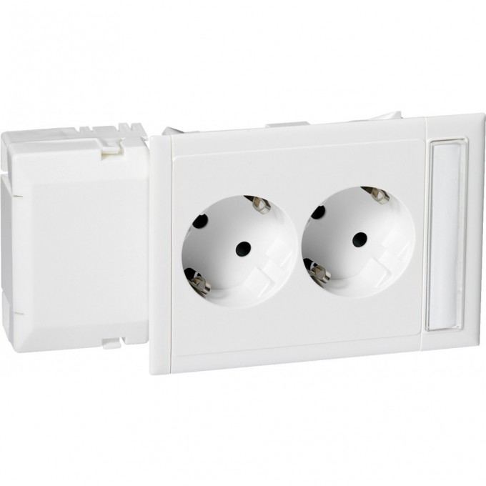 Розетка SCHNEIDER ELECTRIC THORSMAN CYB-PS двойная шторки+окно белая 5940044 Розетка SCHNEIDER ELECTRIC THORSMAN CYB-PS двойная шторки+окно белая 5940044