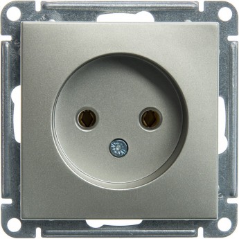 Розетка SCHNEIDER ELECTRIC W59 без заземления без шторок, 16А, механизм, шампань