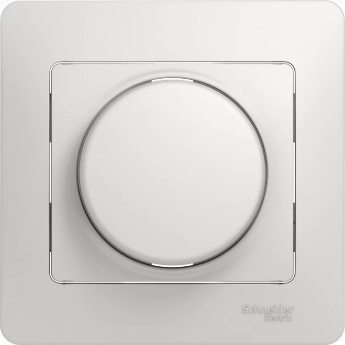 Светорегулятор (диммер) SCHNEIDER ELECTRIC GLOSSA, поворотно-нажимной, LED, RC, 630Вт, в сборе, белый GSL000137 Светорегулятор (диммер) SCHNEIDER ELECTRIC GLOSSA, поворотно-нажимной, LED, RC, 630Вт, в сборе, белый GSL000137