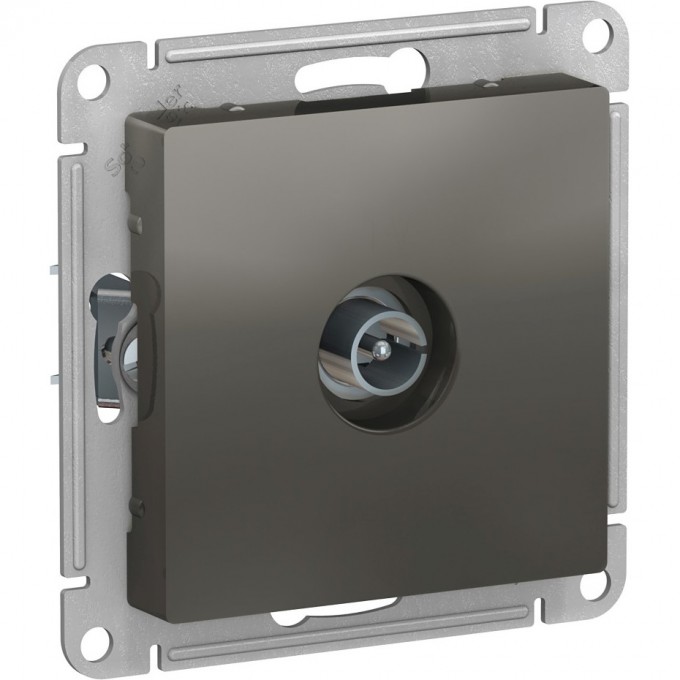 ТВ розетка SCHNEIDER ELECTRIC ATLASDESIGN коннектор, механизм, сталь ATN000993