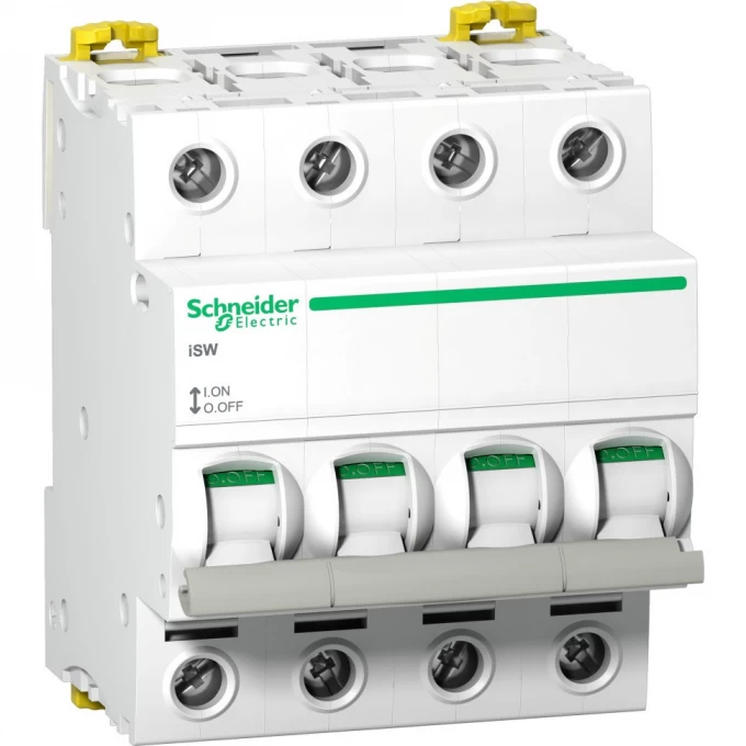 Выключатель нагрузки SCHNEIDER ELECTRIC ACTI 9 iSW 4П 40A A9S65440 Выключатель нагрузки SCHNEIDER ELECTRIC ACTI 9 iSW 4П 40A A9S65440