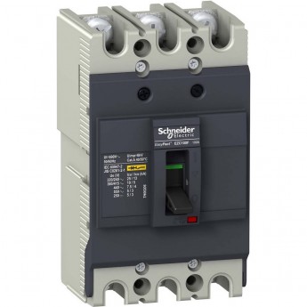 Автоматический выключатель 3P SCHNEIDER ELECTRIC EASYPACT EZC100 10KA/400В 80 A