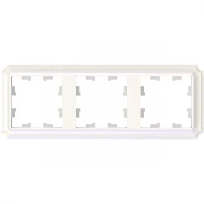 Рамка 3-постовая SCHNEIDER ELECTRIC ATLASDESIGN Antique универсальная, жемчужный ATN100403 Рамка 3-постовая SCHNEIDER ELECTRIC ATLASDESIGN Antique универсальная, жемчужный ATN100403
