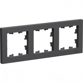 Рамка 3-постовая SCHNEIDER ELECTRIC ATLASDESIGN базальт