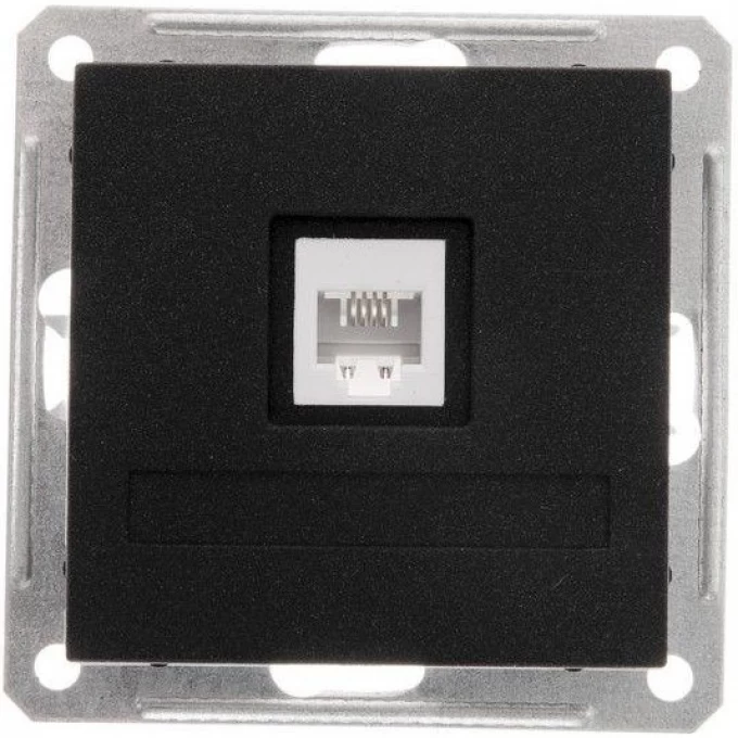 Розетка телефонная SCHNEIDER ELECTRIC W59 RJ11, 160В, 1А, механизм, черный бархат RSI-152T-6-86 Розетка телефонная SCHNEIDER ELECTRIC W59 RJ11, 160В, 1А, механизм, черный бархат RSI-152T-6-86