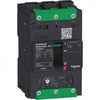 Автоматический выключатель 3P SCHNEIDER ELECTRIC COMPACT NSXm 16kA TM125D Elink