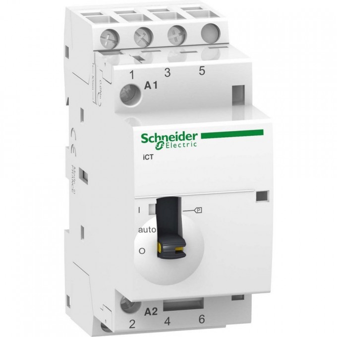 Модульный контактор с ручным управлением SCHNEIDER ELECTRIC ACTI9 iCT25A 3Н A9C21833