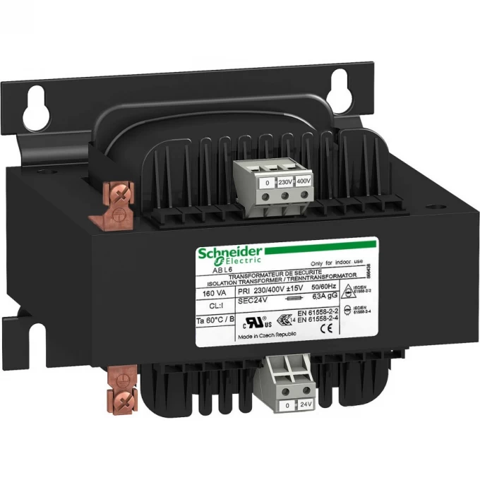 Трансформатор SCHNEIDER ELECTRIC MODICON 230-400В 1X24В 250ВA ABL6TS25B Трансформатор SCHNEIDER ELECTRIC MODICON 230-400В 1X24В 250ВA ABL6TS25B